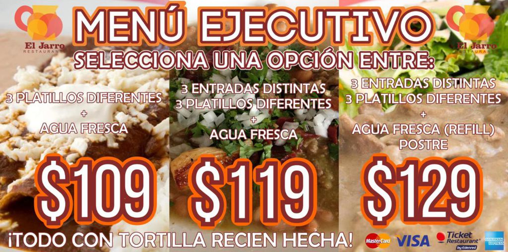 Menú Ejecutivo